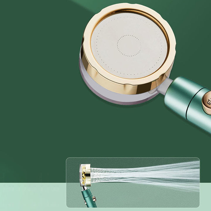 BowLift | Modern Shower Head for the Bathroom 2-Jet Massage Rain Shower Round Wall-Mounted Shower Head