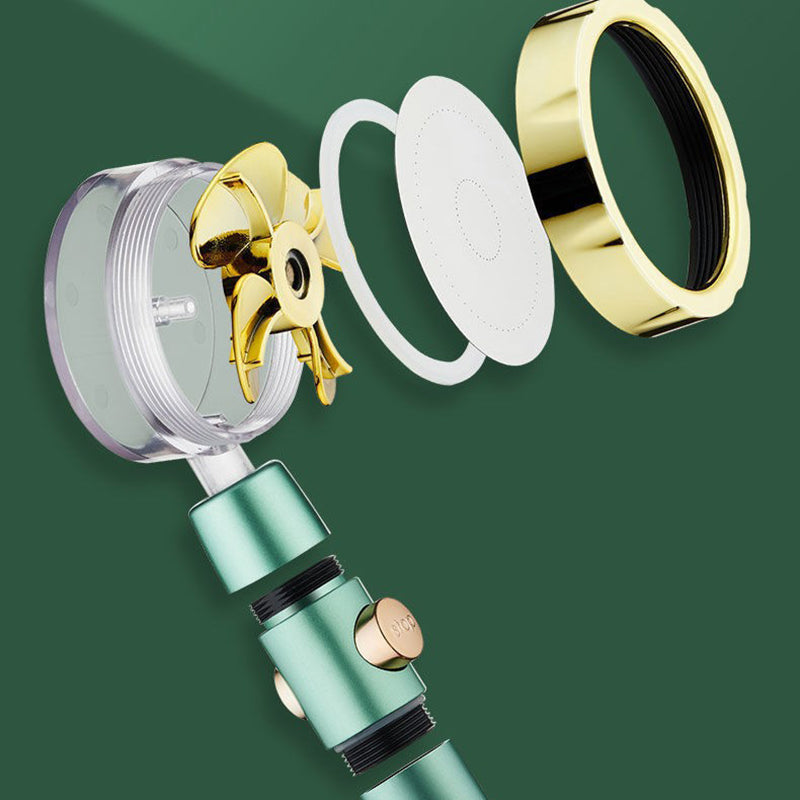BowLift | Modern Shower Head for the Bathroom 2-Jet Massage Rain Shower Round Wall-Mounted Shower Head