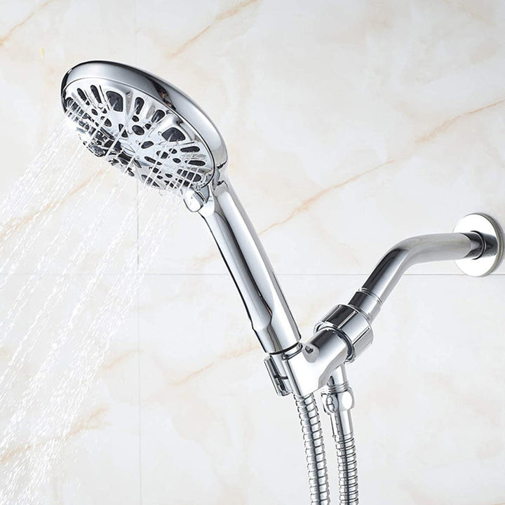 BowLift | Modern shower head for bathroom 9-nozzle round wall-mounted shower head