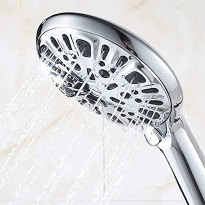 BowLift | Modern Shower Head for Bathroom 9-Jet Round Wall-Mounted Shower Head