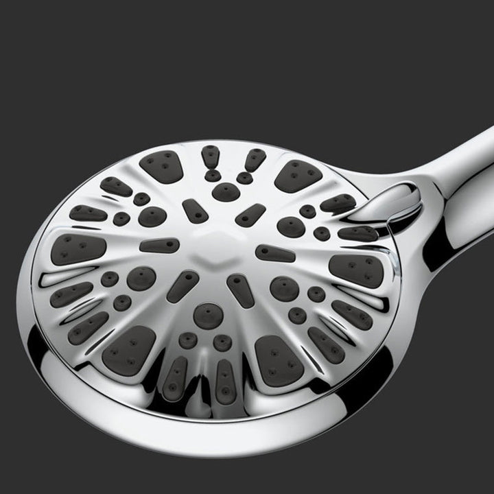 BowLift | Modern Shower Head for Bathroom 9-Jet Round Wall-Mounted Shower Head