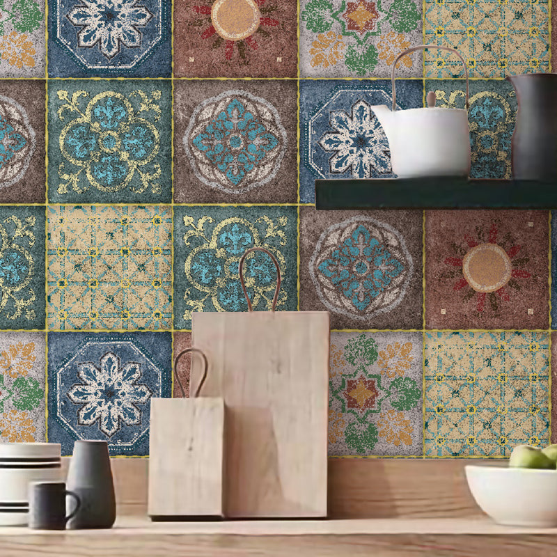 BowLift | Modern Multicolor Peel/Stick Back Wall Tile PVC Peel and Stick Back Wall Tile