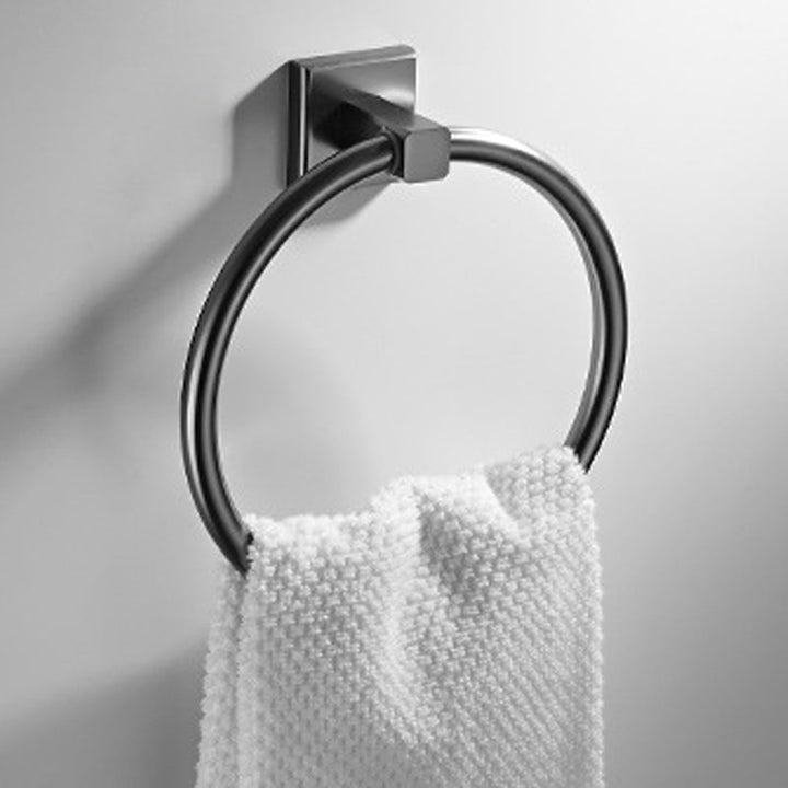 BowLift | Traditional Brass Bathroom Accessory Set Gray Bathroom Accessory Set