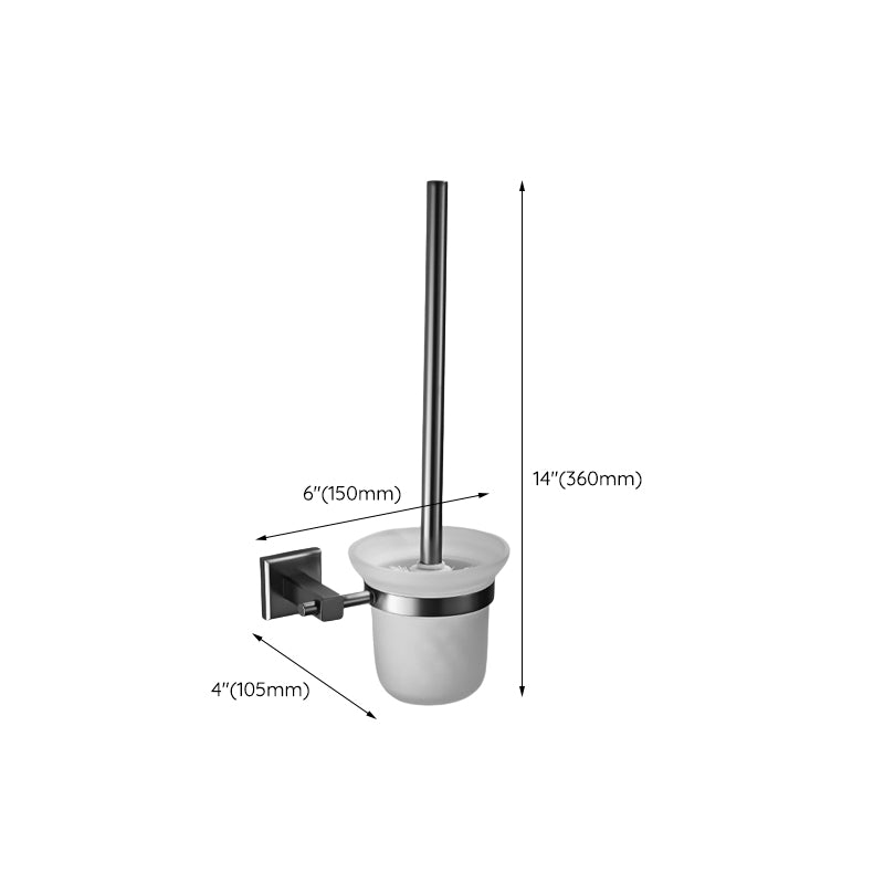 BowLift | Traditional Brass Bathroom Accessory Set Gray Bathroom Accessory Set