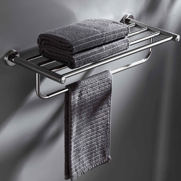 BowLift | Modern Bathroom Accessories Bathroom Shelf Towel Bar Stainless Steel Bathroom Accessory Set