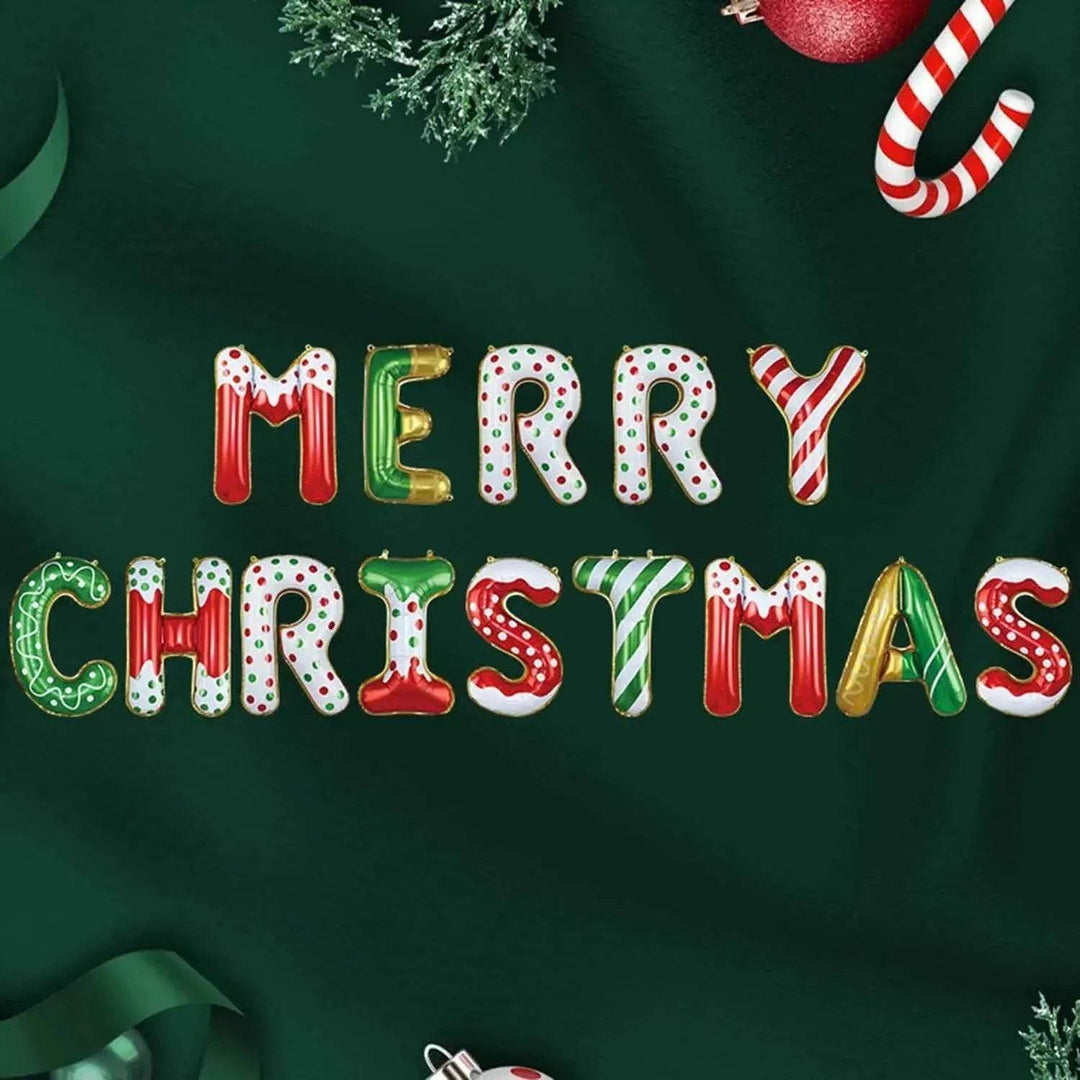 BowLift | 14 Pieces Of 16 Inch Candy Colored Christmas Banner Christma
