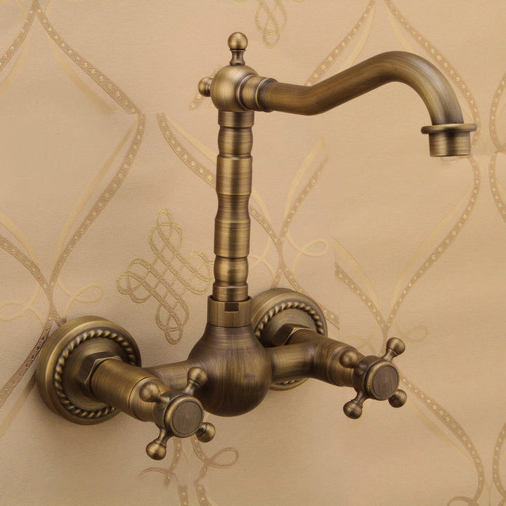 BowLift | Traditional Wall-Mounted Copper Clawfoot Bathtub Faucet Trim Low Arc Clawfoot Bathtub Faucet