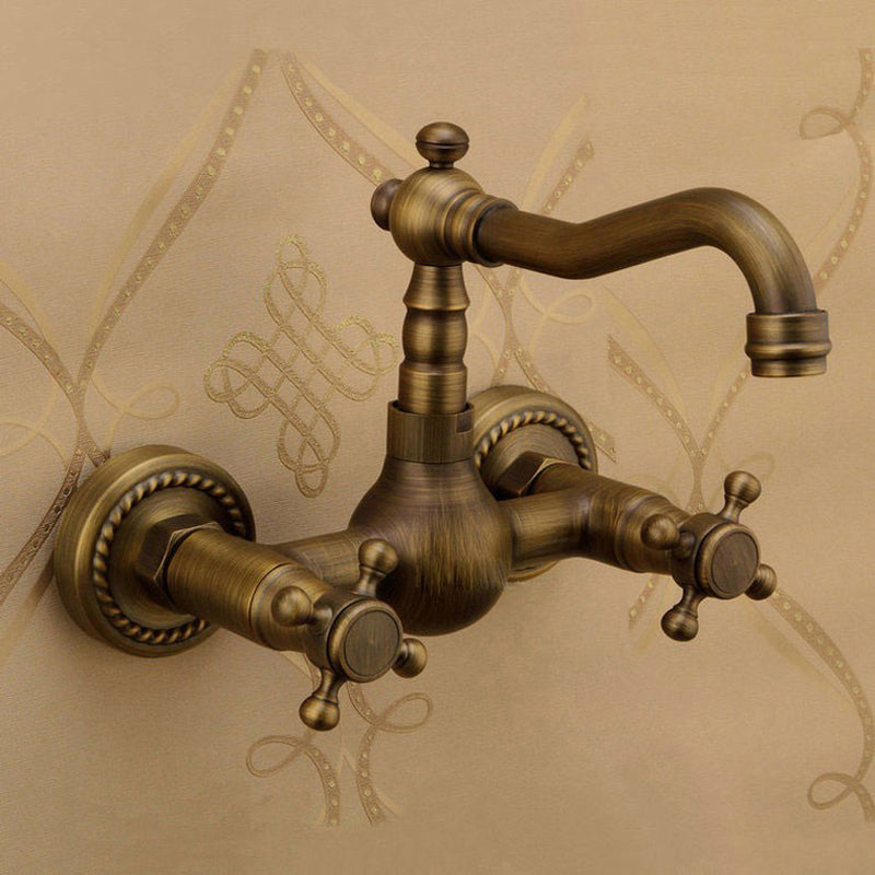 BowLift | Traditional Wall-Mounted Copper Clawfoot Bathtub Faucet Trim Low Arc Clawfoot Bathtub Faucet