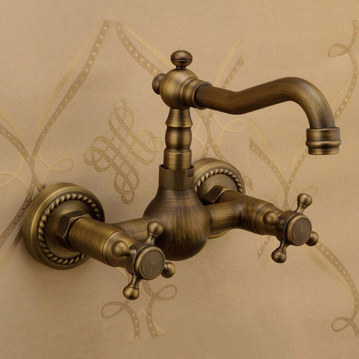BowLift | Traditional Wall-Mounted Copper Clawfoot Bathtub Faucet Trim Low Arc Clawfoot Bathtub Faucet