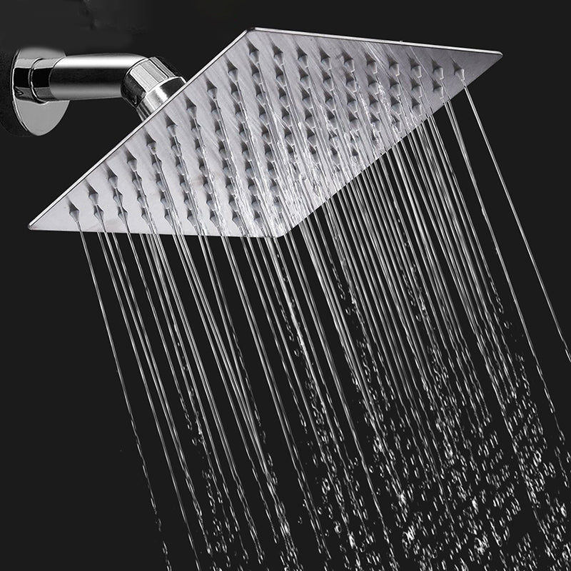 BowLift | Contemporary Shower Combo Fixed Shower Head Stainless Steel Wall Mounted Square Shower Head