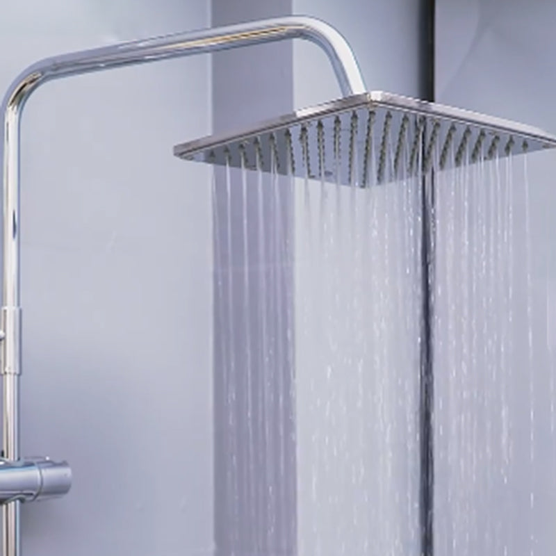 BowLift | Contemporary Showerhead Combination Dual Showerhead Stainless Steel Wall-Mounted Showerhead