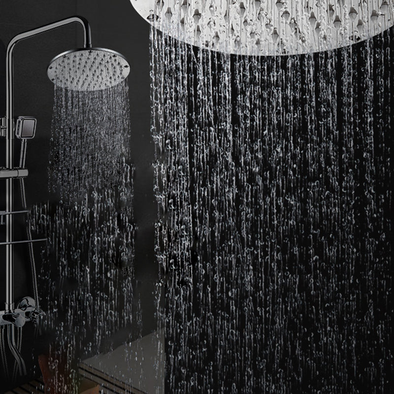 BowLift | Contemporary Showerhead Combination Dual Showerhead Stainless Steel Wall-Mounted Showerhead