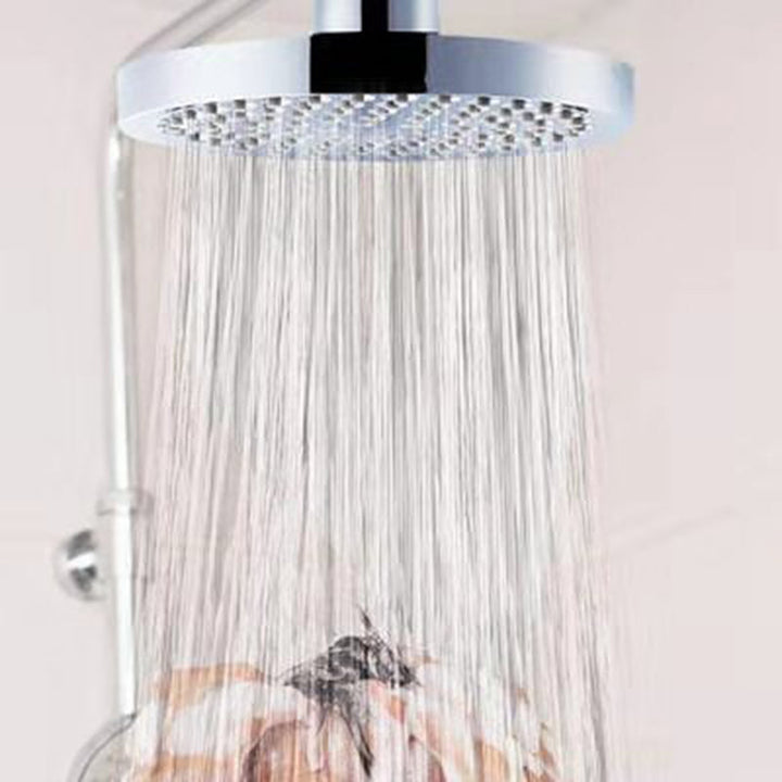 BowLift | Contemporary Shower Combination Fixed Shower Head Stainless Steel Wall Mounted Round Shower Head