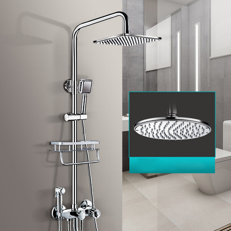 BowLift | Contemporary Shower Head Combination Polished Stainless Steel Ceiling Mounted Shower Head