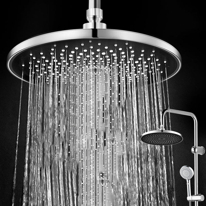 BowLift | Contemporary Showerhead Combination Rainfall Chrome Wall Mount Showerhead