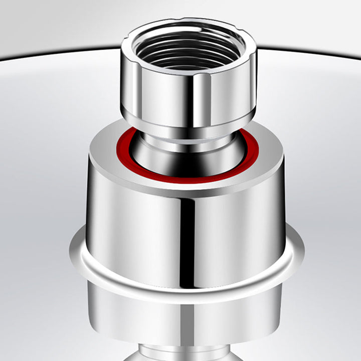 BowLift | Contemporary Showerhead Combination Rainfall Chrome Wall Mount Showerhead