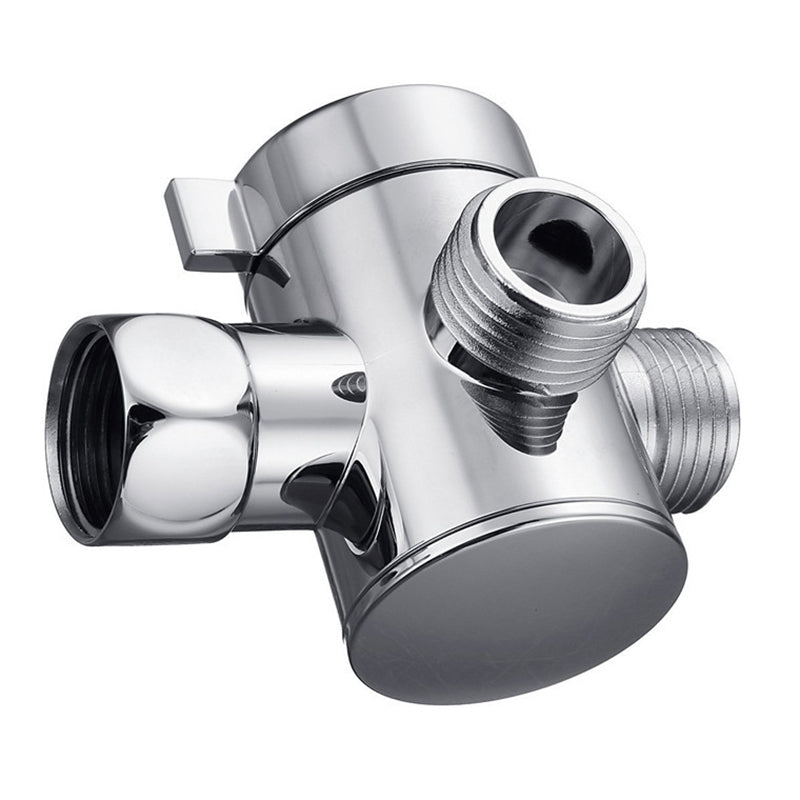 BowLift | Contemporary Shower Combination Double Shower Head Chrome Wall Mount Round Shower Head