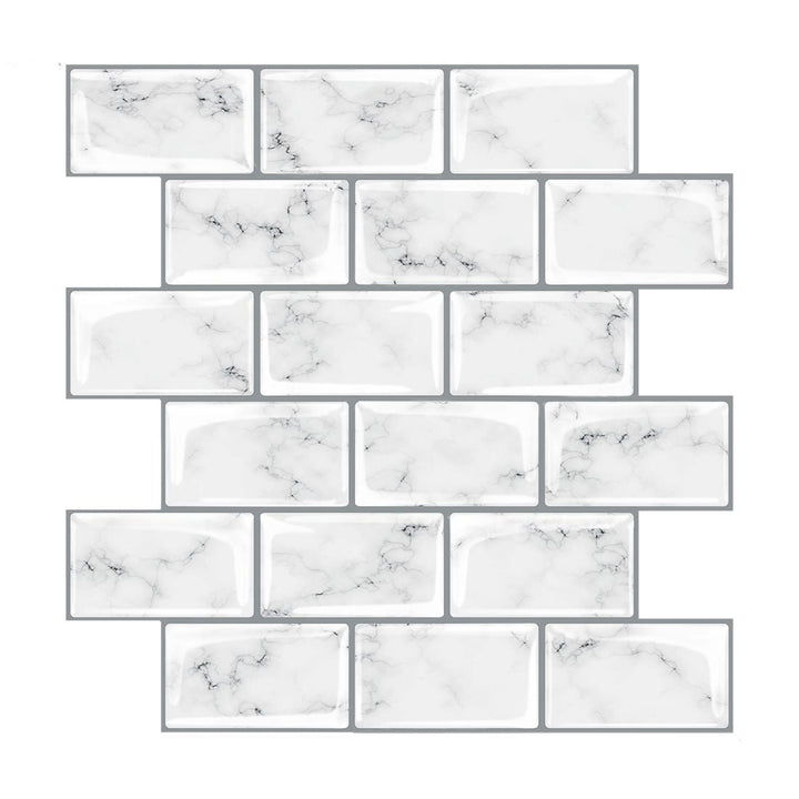 BowLift | Peel and Stick Tiles Rectangular Stain Resistant PVC Subway Peel and Stick Tiles for the Kitchen