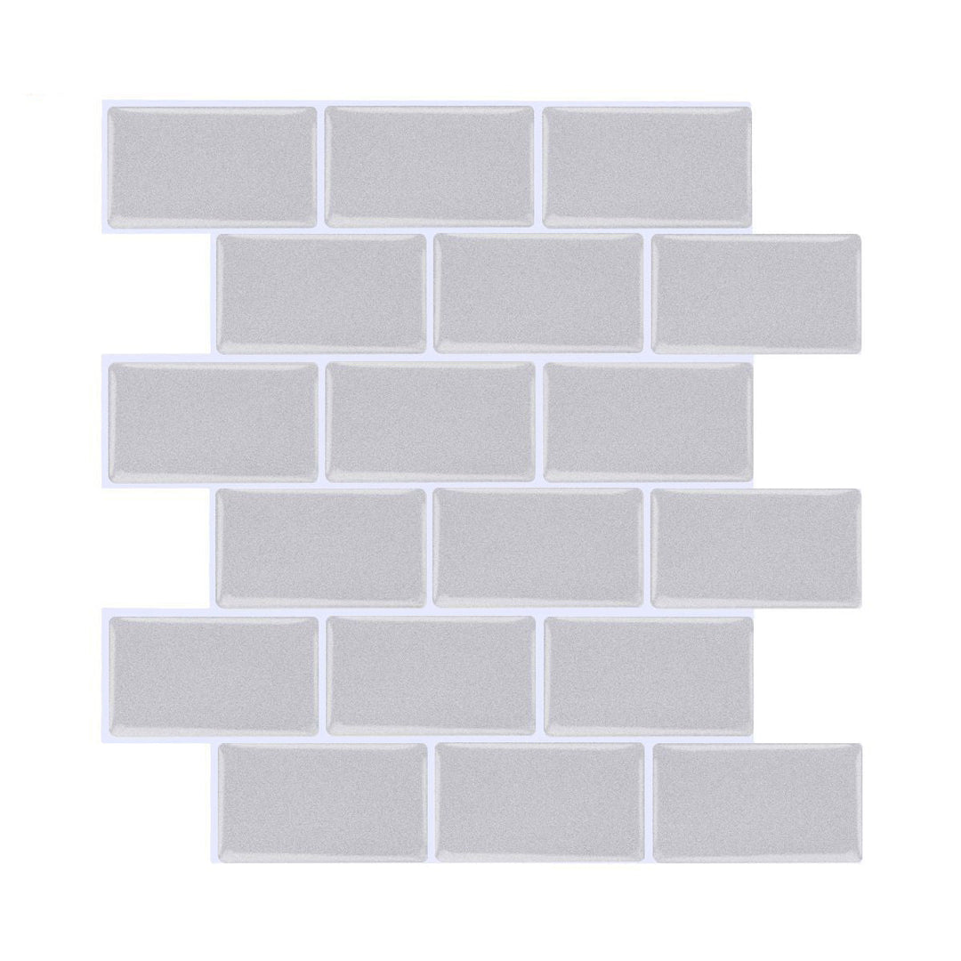 BowLift | Peel and Stick Tiles Rectangular Stain Resistant PVC Subway Peel and Stick Tiles for the Kitchen