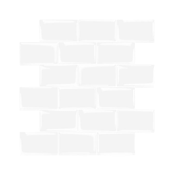 BowLift | Peel and Stick Tiles Rectangular Stain Resistant PVC Subway Peel and Stick Tiles for the Kitchen