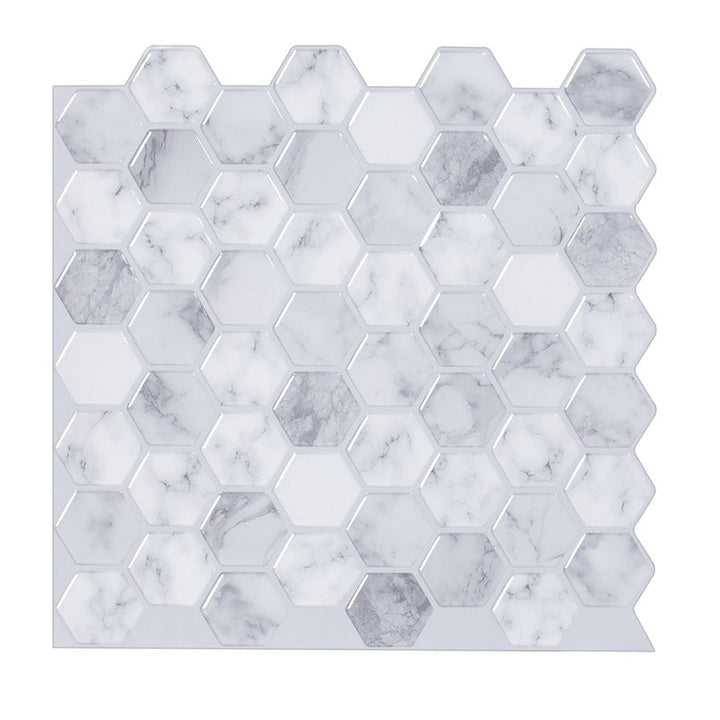BowLift | Peel and Stick Tile Waterproof Hexagonal Plastic Peel and Stick Tile for Shower