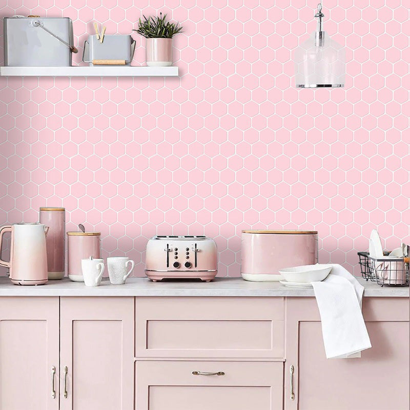 BowLift | Self-adhesive Tiles Solid Color Hexagonal Scratch-resistant Self-adhesive Tiles