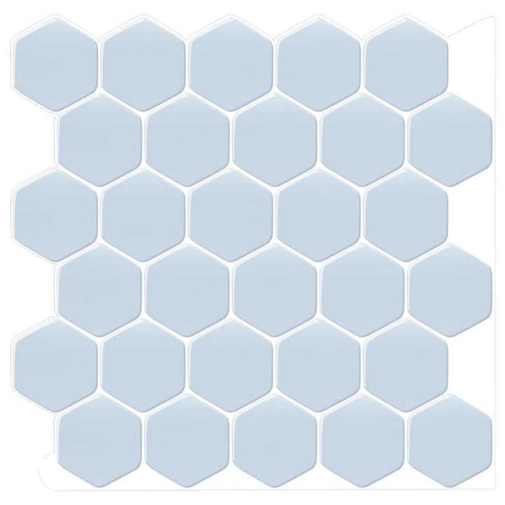 BowLift | Self-adhesive tiles Solid Color Hexagonal Scratch-resistant Self-adhesive tiles