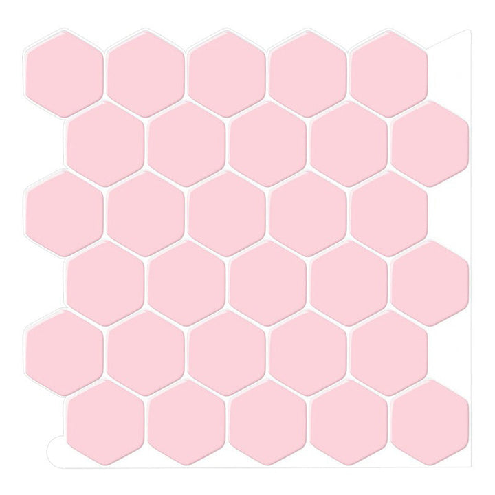 BowLift | Self-adhesive tiles Solid Color Hexagonal Scratch-resistant Self-adhesive tiles
