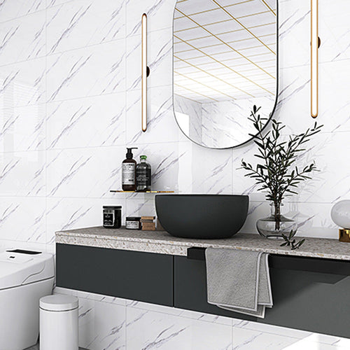 BowLift | Contemporary Peel-and-Stick Wall Tiles Bathroom Field Tiles Wallpaper