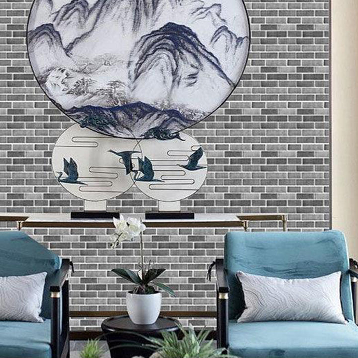 BowLift | Industrial Wall Panel 3D Brick Bathroom Living Room Wall Panels Set of 5