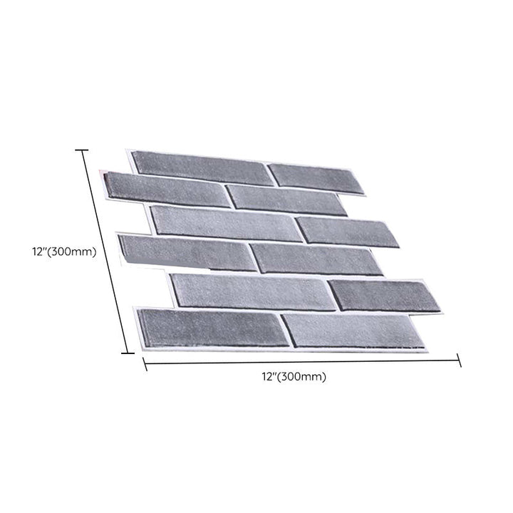 BowLift | Industrial Wall Panel 3D Brick Bathroom Living Room Wall Panels Set of 5