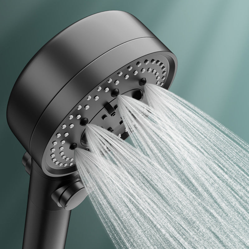 BowLift | Bathroom Shower Head 5-Stream Round Hand Shower Holder Wall Mount Shower Head