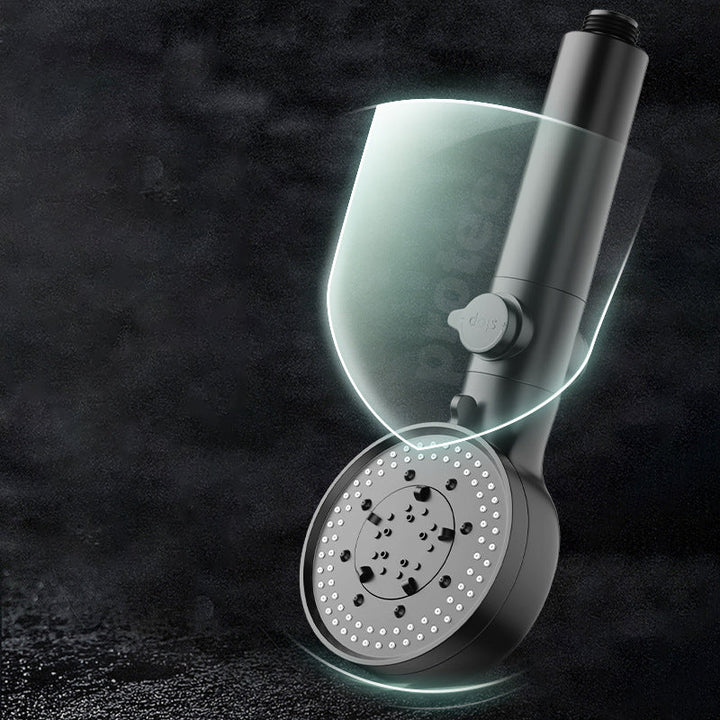 BowLift | Bathroom Shower Head 5-Stream Round Hand Shower Holder Wall Mount Shower Head