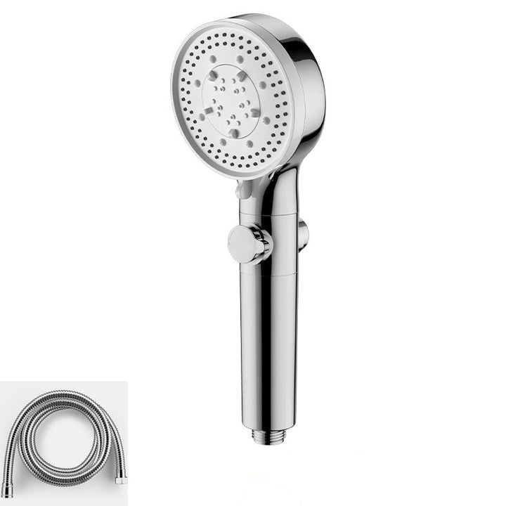 BowLift | Bathroom Shower Head 5-Stream Round Hand Shower Holder Wall Mount Shower Head