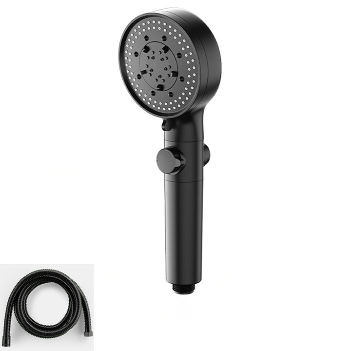 BowLift | Bathroom Shower Head 5-Stream Round Hand Shower Holder Wall Mount Shower Head