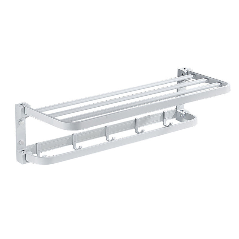 BowLift | Modern Bathroom Accessory Set Towel Bar Bathroom Shelf White Bathroom Accessory Set