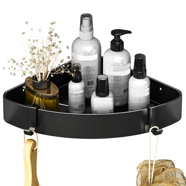 BowLift | Modern Black-White Metal Bath Hardware Set Bath Shelf Bathroom Hardware Set