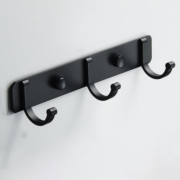 BowLift | Modern Bathroom Accessory Set Silver/Black Bathroom Accessory Kit