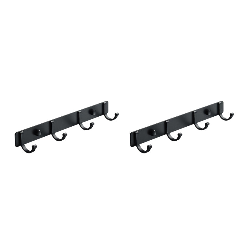 BowLift | Modern Bathroom Accessory Set Silver/Black Bathroom Accessory Kit