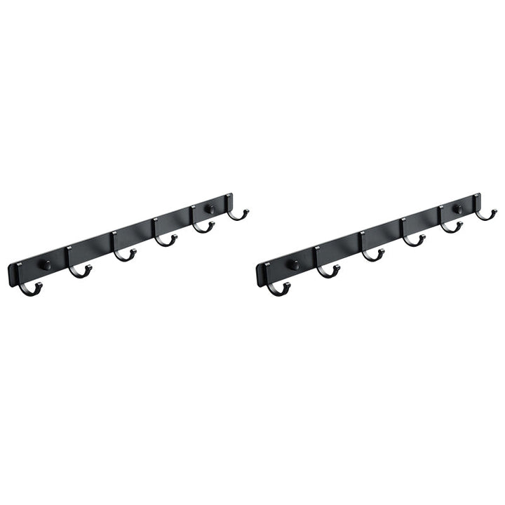 BowLift | Modern Bathroom Accessory Set Silver/Black Bathroom Accessory Kit