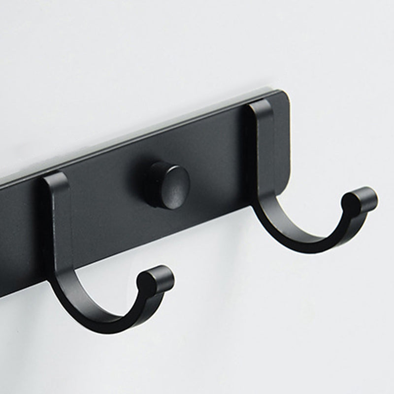 BowLift | Modern Bathroom Accessory Set Silver/Black Bathroom Accessory Kit