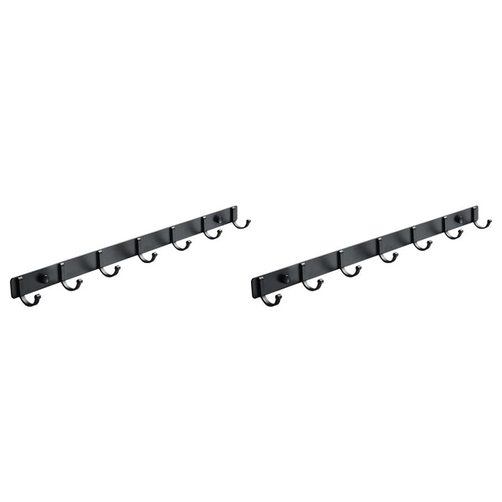 BowLift | Modern Bathroom Accessory Set Silver/Black Bathroom Accessory Kit