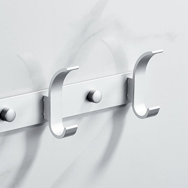 BowLift | Modern Bathroom Accessory Set Silver/Black Bathroom Accessory Kit
