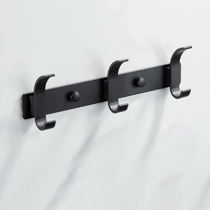 BowLift | Modern Bathroom Accessory Set Silver/Black Bathroom Accessory Kit