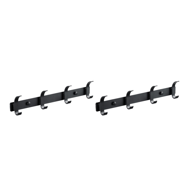 BowLift | Modern Bathroom Accessory Set Silver/Black Bathroom Accessory Kit