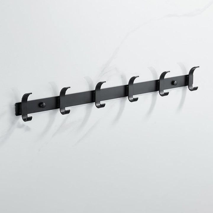 BowLift | Modern Bathroom Accessory Set Silver/Black Bathroom Accessory Kit