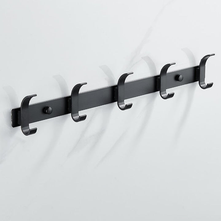 BowLift | Modern Bathroom Accessory Set Silver/Black Bathroom Accessory Kit