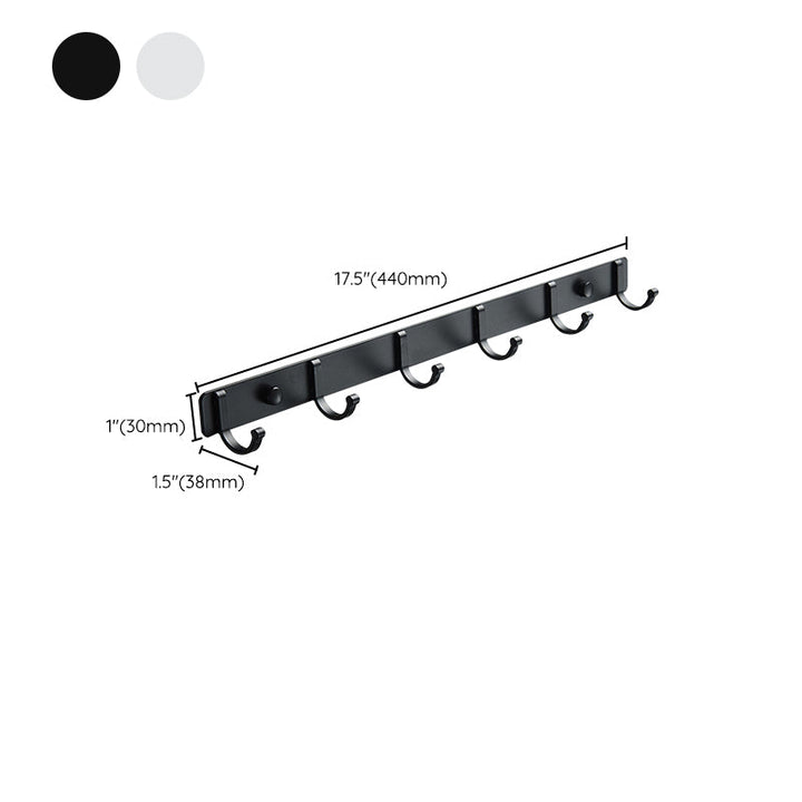 BowLift | Modern Bathroom Accessory Set Silver/Black Bathroom Accessory Kit