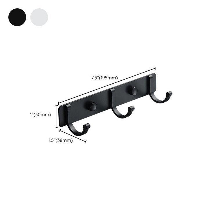 BowLift | Modern Bathroom Accessory Set Silver/Black Bathroom Accessory Kit