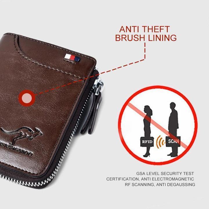 BowLift | Men's Essentials-Multi-functional RFID Blocking Waterproof Durable PU Leather Wallet